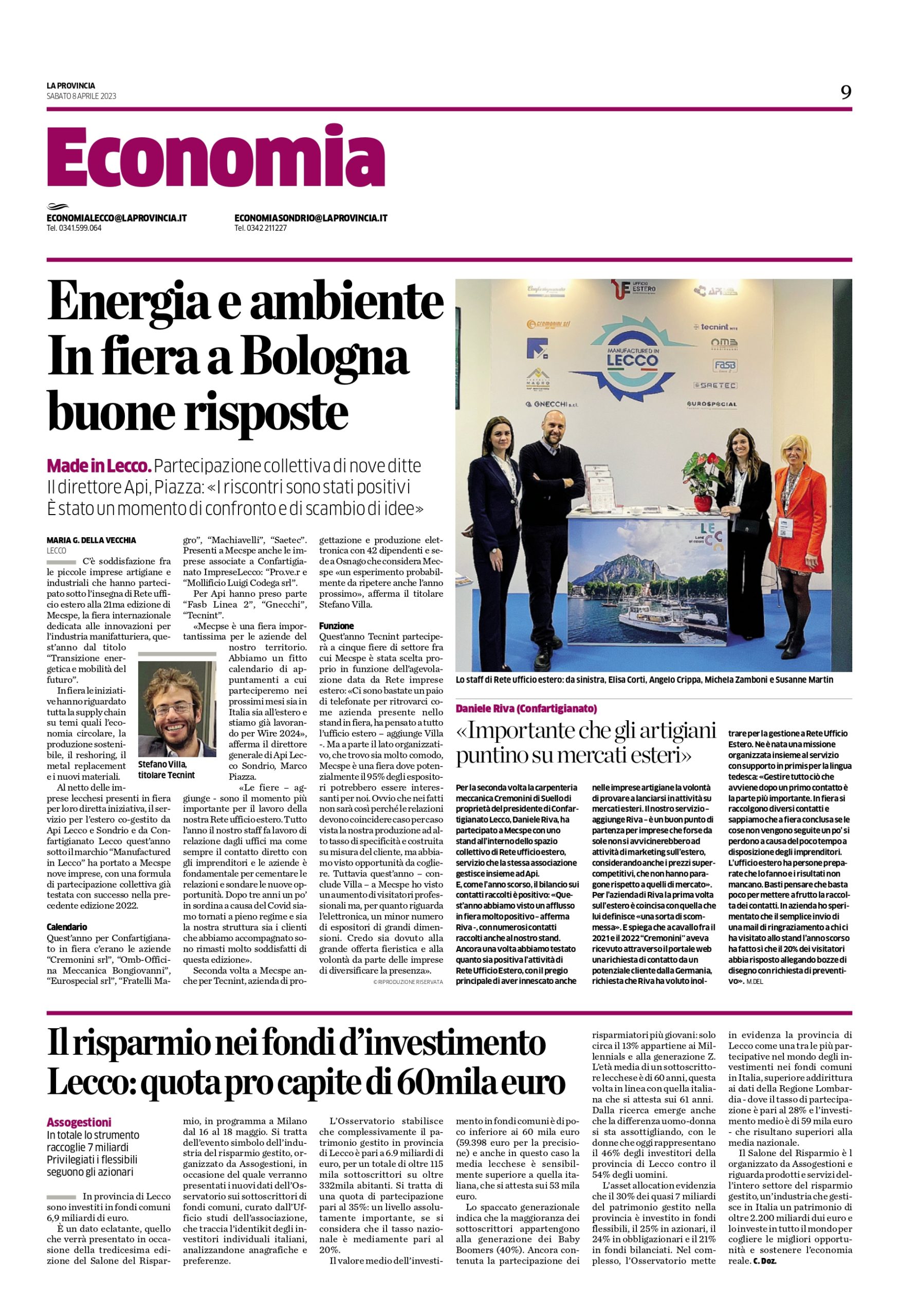 Energia e ambiente In fiera a Bologna buone risposte
